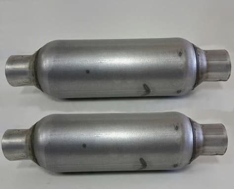 round performance mufflers