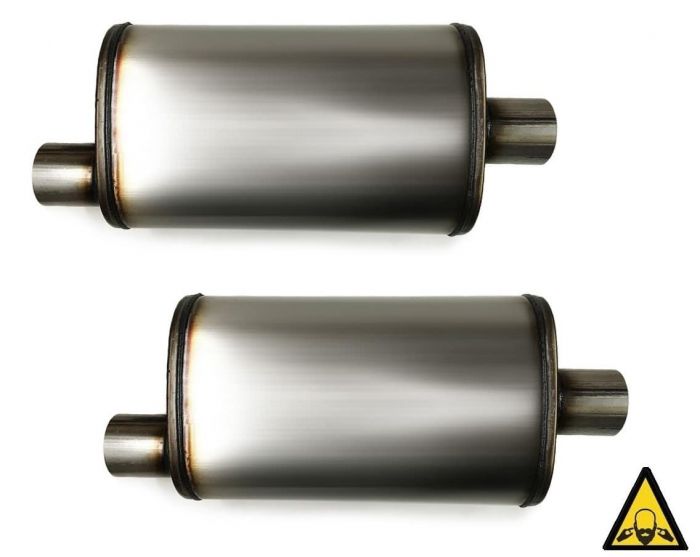 stainless steel performance mufflers